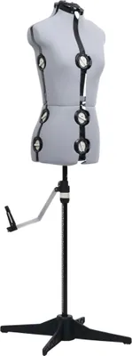 Obrázok produktu pre vidaXL Dressmaker's Dummy Adjustable Female Grey S Veľkosť 33-40