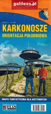 Zdjęcie produktu dla Karkonosze orientacja południowa. Mapa turystyczna w skali 1:33 000 - Südausrichtung. Touristenkarte 1:33 000 - Kollektive Bearbeitung (Touristenkarten auf Polnisch)