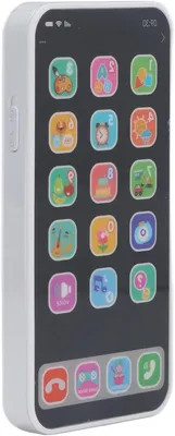 Productafbeelding van Muziektelefoon Speelgoed - Leertelefoon Peuters - Interactief Spelen - Knipperende Lichten - 20 x 4 x 0.1 cm - Wit