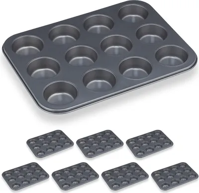 Zdjęcie produktu dla wystarczy 8 x forma do muffinów na 12 muffinów