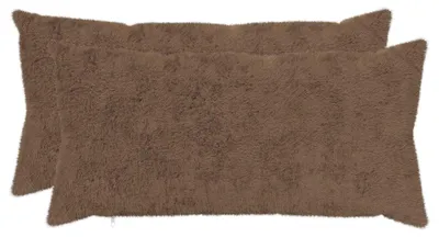 Immagine prodotto di vidaXL, 2 federe per cuscini, colore beige chiaro, 40 x 70 cm