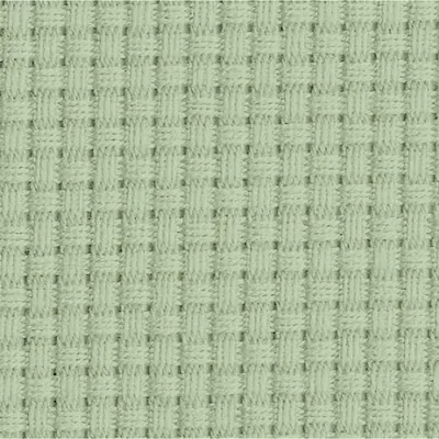 Obrázek produktu pro Olympus vyšívací látka Javacross fine pro křížkový steh, Aida 11ct, šalvějově zelená, 90x50cm, 5500/1002, bavlna, vyrobeno v Japonsku