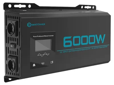 Image de Onduleur à onde sinusoïdale pure, plusieurs tensions d'entrée, puissance élevée, 6000 W-D, 12 V, 220 V