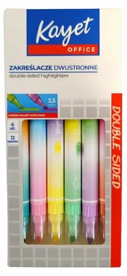 Produktbild von Kayet Marker Set 6 Stück Bunt Schreiben Zeichnen