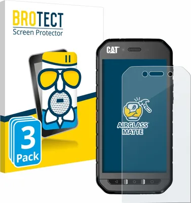 Produktbild von 3x BROTECT Entspiegelungs Schutzglas für Caterpillar Cat S41 Schutzfolie Panzer Folie Glas Display Schutz matt