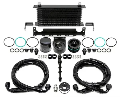 Produktbild von Ölkühler KIT 9 Reihen Schläuche Ölfilter für Audi Seat Skoda VW MQB EA888 Gen III