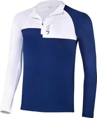 Produktbild von BLACK CREVICE - Herren Funktionsshirt/Skirolli/Midlayer | Farbe: Weiß/Navy | Größe: S