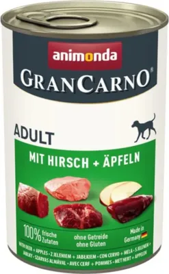 Obrázek produktu pro Konzerva Animonda Gran Carno Adult s jelenem a jablky 400g