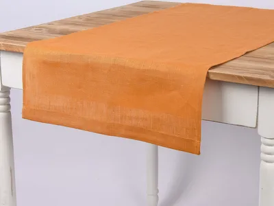 Produktbild von Tischläufer LeinenErik 1-lagig 47x150cm d'gelb