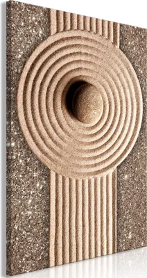 Produktbild von Vlies Leinwandbild - Energy Flow (1 Part) Vertical 40x60 cm Abstrakt n-C-0235-b-a