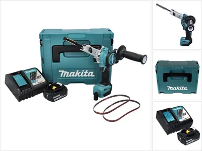 Immagine prodotto di Makita DBS 180 RG1J Lima a nastro a batteria 18 V 9 x 533 mm brushless + 1x batteria ricaricabile 6,0 Ah + caricabatterie + Makpac