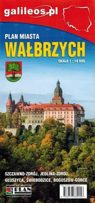 Zdjęcie produktu dla Wałbrzych / powiat wałbrzyski. Plan miasta / mapa turystyczna. Wydanie 2025. Galileos