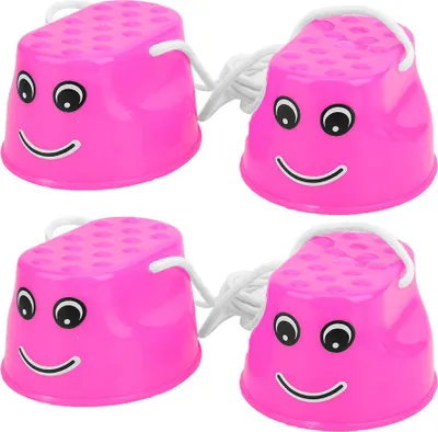 Produktbild von 2pair Kinder Trainingsausrüstung verdicken Spaziergang Stelzen Schuhe Kinder balancieren Füße spazieren Toyred