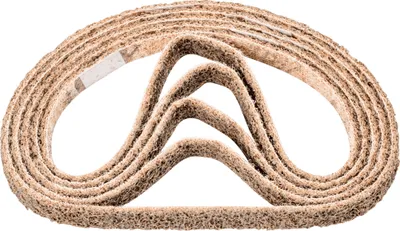Produktbild von PFERD TOOLS Vlies Schleifband VB 12x520mm A100 G für Feinschliff und Finish mit Bandschleifer