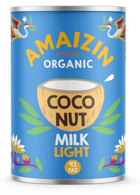 Produktbild von Amaizin Bio Kokosnussmilch 9 % Fett 400 ml