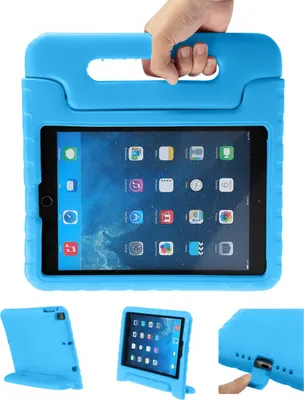 Hensinple for iPod Touch 7th/6th/5th Generation Case, for iPod Touch case, Shockproof Silicone [with Built in Screen Protector] Full Body Heavy Duty Rugged Cover(Blue
