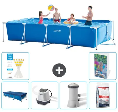 Obrázok produktu pre Obdĺžnikový bazén s rámom – 450 x 220 x 84 cm – 5-dielny model S127