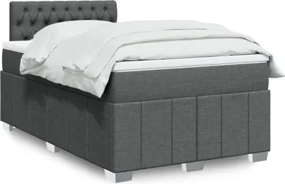 Produktbild von Eleganten-Stil Boxspringbett mit Matratze Dunkelgrau 120x200 cm Stoff,80,65 Kg cloris1594130