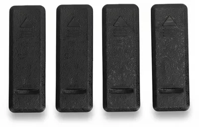 Imagen del producto de InAndOutdoorMatch - Cubierta para clip Dakrail - ABS - 4 unidades