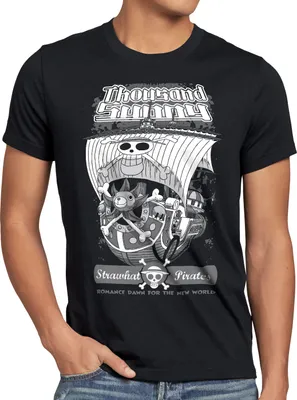 Produktbild von style3 Thousand Sunny Glory Herren T-Shirt anime japan strohhut pirat