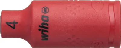 Produktbild von Steckschlüsseleinsatz 6-kant 1/4" 4mm VDE Wiha | 4010995430887
