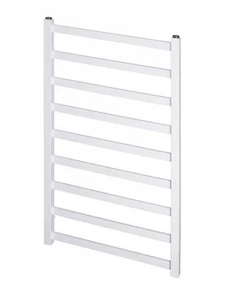 Productafbeelding van Badkamerradiator met leidingen, model Raro, 91x53 cm, wit