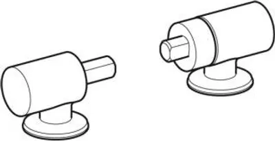 Immagine prodotto di Geberit GE cerniere in acciaio inox per sedile Renova Nr.1 Comfort 572820