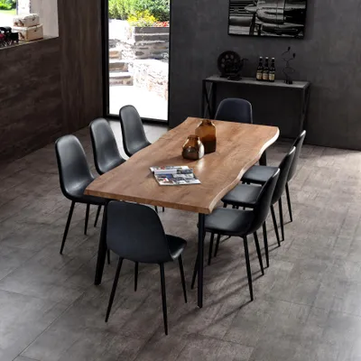 Produktbild von Ausziehbarer Tisch Holzplatte 6 bis 8 Personen Forest