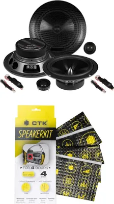 Produktbild von Lautsprecher Musway ME6.2C inkl. CTK Speakerkit Dämmpaket -
