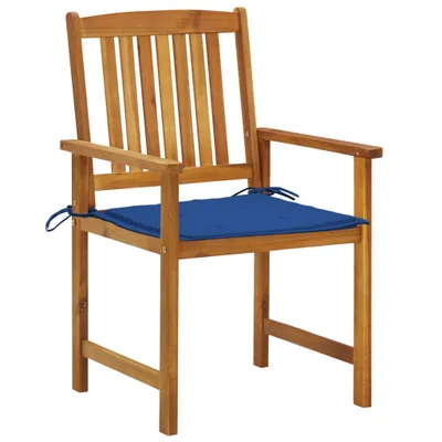 Immagine prodotto di vidaXL Sedie da giardino con cuscini 4 pz. Legno massiccio di acacia