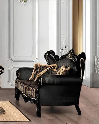 Produktbild von Couch Sitz Dreisitzer Sofa 3 Sitzer Sofas Sessel Stoff Barock Rokoko Möbel 232cm