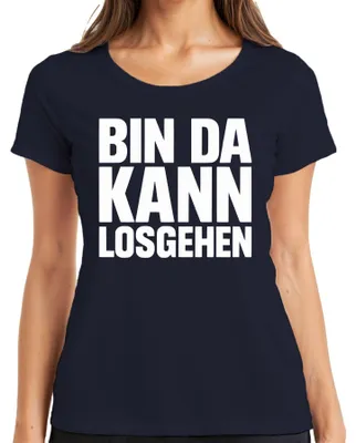Productafbeelding van , carnaval, feest: T-shirt voor dames, marineblauw, maat XXL