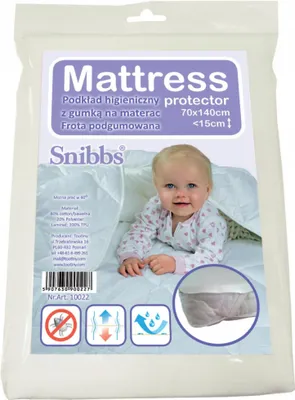 Produktbild von Wasserdichter Matratzenschoner mit Gummiband 70x140 cm - Weiß