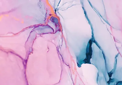 Produktbild von Vlies Fototapete Marmor (368x254cm - 4 Bahnen) rosa blau Mauer Steinopik Steinwand Wohnzimmer Schlafzimmer Wandtapete Modern Tapete Latexdruck UV-Beständig Geruchsfrei Hohe Auflösung Montagefertig