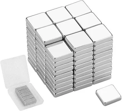 Obrázok produktu pre Silné neodymové magnety 10 x 10 x 3 mm, 50 ks