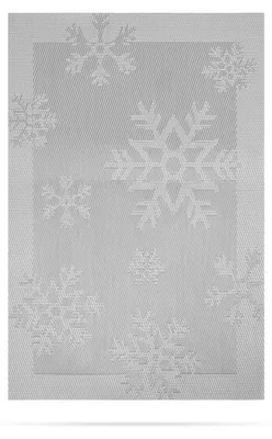Obrázok produktu pre Vianočná podložka pod tanier - 45 x 30 cm - strieb