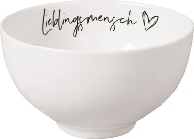 Obrázek produktu pro Villeroy & Boch Statement Bol "Lieblingsmensch" 470ml