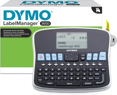 Produktbild von DYMO LabelManager 360D 6/9/12/19   mm D1-Bänder Qwerty UK/HK