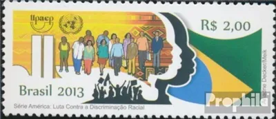 Produktbild von Briefmarken Brasilien 2013 Mi 4082 (kompl.Ausg.) postfrisch Kampf gegen Rassendisktrim.