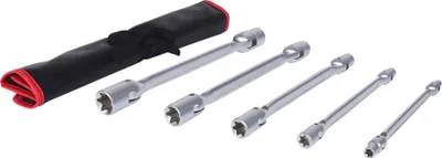 Produktbild von KS TOOLS Torx-E-Doppel-Gelenkschlüssel-Satz 5-tlg 517.0340