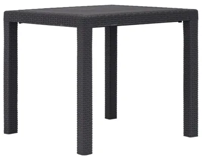 Produktbild von Kunststoff-Gartentisch, Rattan-Optik, 79 x 79 x 72 cm
