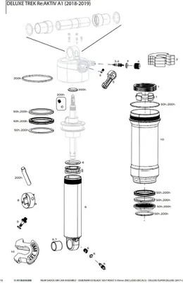 Image de Rockshox Deluxe/super Deluxe Debonair 225/250 x 67.5-75 mm