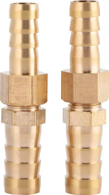 Zdjęcie produktu dla Złączka mosiężna do węża z końcówką redukcyjną (8 mm-10 mm, 2 szt.)