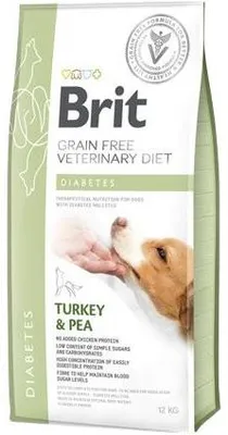 Obrázok produktu pre Brit Grain Free Veterinary Diet Dog Diabetes Indyk Z Groszkiem 12kg
