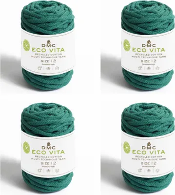 Obrázok produktu pre 4x DMC Eco Vita-12 – recyklovaná bavlnená priadza (4 mm) z 80 % bavlny a 20 % polyesteru (farba 82)