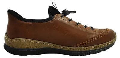 Imagen del producto de Zapatos de mujer Rieker, mocasines, cómodos, color marrón, para uso diario
