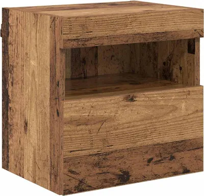 Obrázek produktu pro vidaXL TV nástěnné police 2 ks regenerované dřevo 40 x 30 x 40 cm materiál na bázi dřeva