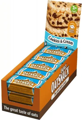 Produktbild von Energy OatSnack Energy OatSnack Bar (15x65g) Cookies & Cream - Riegel - Energie-Riegel