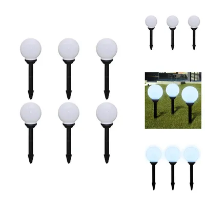 Obrázek produktu pro vidaXL Světla na cestu 6 ks. LED 20 cm se zemním hrotem - Venkovní osvětlení