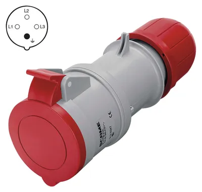 Spojka 4P 32A/400V, IP44